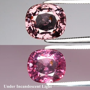 💎 3.04ct Cushion Natural Color Change Garnet - Unheated, Tanzania Gemstone - Picture 1 of 6