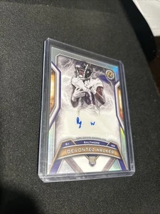 2024 Topps Resurgence Devontez Walker Rookie Signature RC refractor automático - Imagen 1 de 2