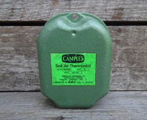 GEC CAMPLEX Soil/Air THERMOSTAT Metal Front Cover Housing Vintage Part - Picture 1 of 5