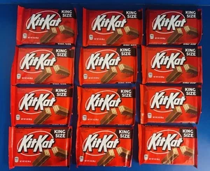 (12) Kit Kat Schokolade Schokoriegel King Size 3oz. BB: 05/2026 - Bild 1 von 2