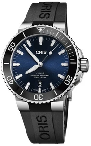 Oris Aquis Automatik blaues Zifferblatt schwarz Taucher Herrenuhr 01 733 7730 4135-07 4 24 - Bild 1 von 5
