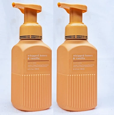 2 Jabón de manos espumoso suave Bath & Body Works miel batida vainilla 8,75 oz Foto 1 de 2