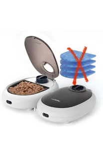 WOPET Automatic Cat Feeder 48-Hour Programmable Pet Food Dispenser Built-in Obox - Picture 1 of 13