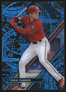 2017 Topps High Tek Blue Rainbow #HTTT Trea Turner A /75 - Picture 1 of 2