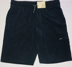 Thereabouts Boys size L 14/16H Husky Flex Hybrid Black Short, Solid Black Shorts - Picture 1 of 8