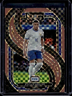2024-25 Select FIFA Kylian Mbappe Mezzanine Bronze Checker #/75 France - Image 1 of 2