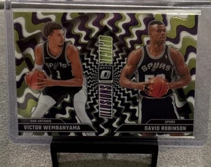 Victor Wembanyama/David Robinson 2024-25 Donruss Optic Optical Illusions #5 - Picture 1 of 3