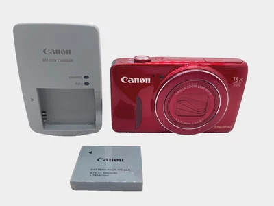 [TOP MINT] Canon PowerShot SX600 HS Red 16MP Digital Camera 18x Opt Zoom Wi-fi - Image 1 of 4