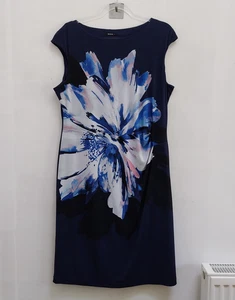 Roman Women's Dress Size 18 UK Occasion Dress/Party Dress Navy Stretchy Curve - Picture 1 of 6