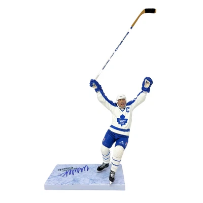 McFarlane NHL Wendel Clark Toronto Maple Leafs Figure Auto Signed - Image 1 of 3