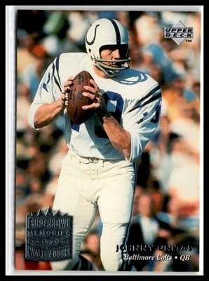Johnny Unitas 1997 Upper Deck Legends #183 Baltimore Colts - Image 1 of 2