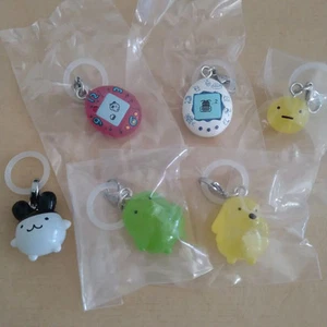 Tamagotchi Mejirushi Accessories 2 Mini Figure Charm Keychain Set of 6 2025 - Picture 1 of 1