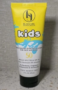 Black Girl Sunscreen Kids Face Body Lotion SPF 50 3 oz Water Resistant 03/2026 - Picture 1 of 2