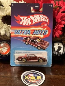 Hot Wheels Ultra Hots 1987 Buick Regal GNX Red Diecast Sealed NM Condition - Picture 1 of 7