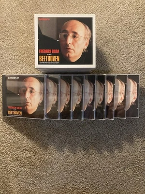 Friedrich Gulda: Plays Beethoven -  All Piano Sonatas (CD, 9-Disc Set)  RARE OOP - Image 1 of 3