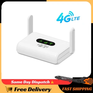 4G LTE Mobile WiFi Hotspot 5G Unlocked 300Mbps 4G LTE Router With SIM Card Slot - Picture 1 of 13