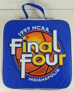 Vintage NCAA Final Four 1997 Indianapolis Basketball Sitzkissen mit Griff & Tasche - Bild 1 von 9