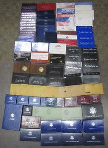 Large Variety Lot 100 Sets/Coins~ Uncirculated & Proof ~ Many Silver Sets/Coins - Picture 1 of 5