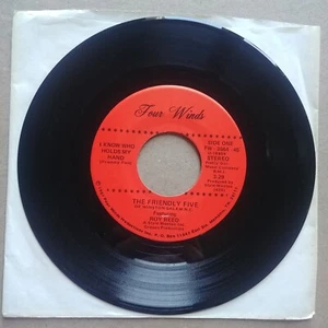 THE FRIENDLY FIVE I Know Who Holds My Hand 45 7" RARE GOSPEL SOUL Record Vinyl - Picture 1 of 2