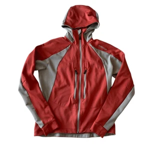 Columbia Titanium Jacket Men’s Size Large Hooded Full Zip Pockets Orange Gray - Picture 1 of 6