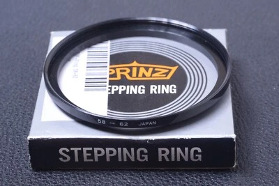 ✅ PRINZ 58-62MM STEP UP RING SCREW FILTER ADAPTER WITH KEEPER 114-1 - Image 1 of 2
