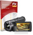3x Screen Protection Film for Panasonic HC-X800 / HC-X810 matt&shockproof