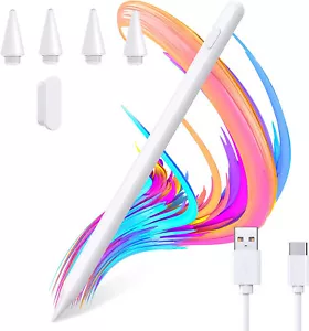 Stylus Pen Compatible with iPad (2018-2022), 5mins Charge Palm Rejection Air Pro - Picture 1 of 6