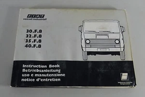 Manual De Instrucciones Fiat 30- / 32- / 35- / 40.F.8 Fecha 05/1978 - Imagen 1 de 2