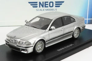 Neo Scale Models 1/43 BMW 5-Series M5 (E39) 2002 Silver NEO49583 - Picture 1 of 6