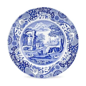 Spode Blue Italian Collection 10.5 Inch Round Dinner Plate, Fine Earthenware - Picture 1 of 7