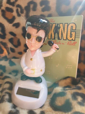 THE KING of Rock´n´Roll - Wackel Elvis Figur - Solar Shaking Man *LAS VEGAS* - Bild 1 von 2