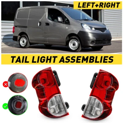 JUEGO DE PARES DE LUCES TRASERAS PARA NISSAN NV200 2013-2021 CON BOMBILLAS Foto 1 de 4