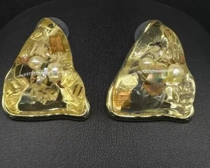 Womens High End Art Glass Earrings - Picture 1 of 10
