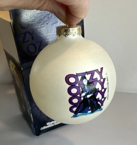 Ozzy Osbourne Black Sabbath 1998 Monowise Christmas Bauble In Original Box - Picture 1 of 20