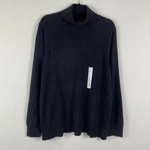 Croft & Barrow Extra Soft Turtleneck Sweater Size XXL Black Knit - Picture 1 of 11