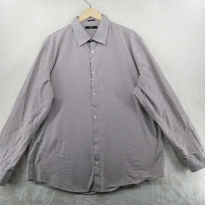 Original Penguin Classic Fit Men's Size XXL Geometric Cotton L/S Casual Shirt - Image 1 of 4