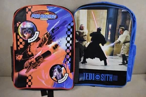 STAR WARS POD RACING ON TATOOINE ANAKIN & SEBULBA & JEDI VS SITH RUCKSÄCKE ~NEU~ - Bild 1 von 2