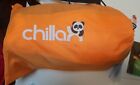 Chillax Inflatable Lounger Mattress Camping Beach Pool Movie Festival New Orange