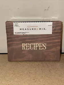 The Paper Studio Measure & Mix Recipe Card Box New - Picture 1 of 7