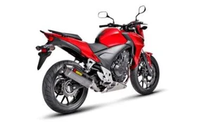 Akrapovic Road Legal Carbon Hexagonal Exhaust Can Honda CB500F 2013-2015 - Picture 1 of 3