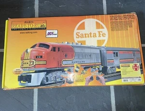 Rail King 30-4099-1 Santa Fe F-3-R-T-R Passenger Train Set w/Proto Sound 2.0 - Picture 1 of 13