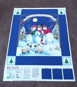 Daisy Kingdom 1997 And Heaven & Nature Sing Quick Quilt #3700 Cut & Sew Snowmen - Bild 1 von 10