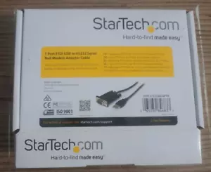 Startech 1 Port FTDI USB to RS232 Serial Null Modem Adapter Cable - Picture 1 of 4