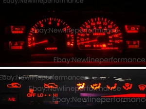 Kit Lampadina LED AC Climatizzatore + Climatizzatore Nuovo Rosso per Toyota 4Runner 1989-1995 - Foto 1 di 2