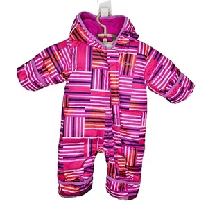 Columbia Omni Pink Down Insulated Bunting Body Snow Suit 3-6 Mo Snuggler - Picture 1 of 4
