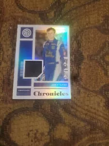 2021 panini chronicles racing joey gase swatch relic nascar card - Picture 1 of 2