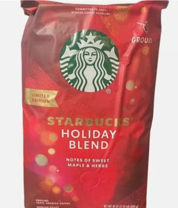Starbucks Holiday Medium Roast Ground Coffee - 35oz check BB - Picture 1 of 4