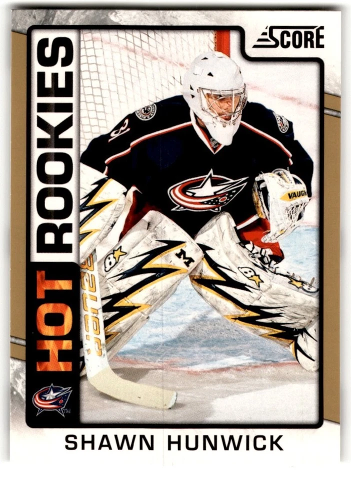 Shawn Hunwick 2012-13 Score Gold Rush Rookie #525 Columbus Blue Jackets - Image 1 of 2