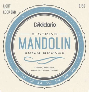 D'Addario EJ62 80/20 Bronze Mandolin Strings - Picture 1 of 10