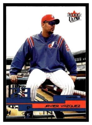 2003 Ultra #6 Javier Vazquez - Montreal Expos - Image 1 of 2